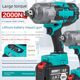 Ruishi Dayi Electric Wrench High Torque Electric Wrench Auto Repair Special Wind Cannon Brushless Lithium Battery Impact Tool