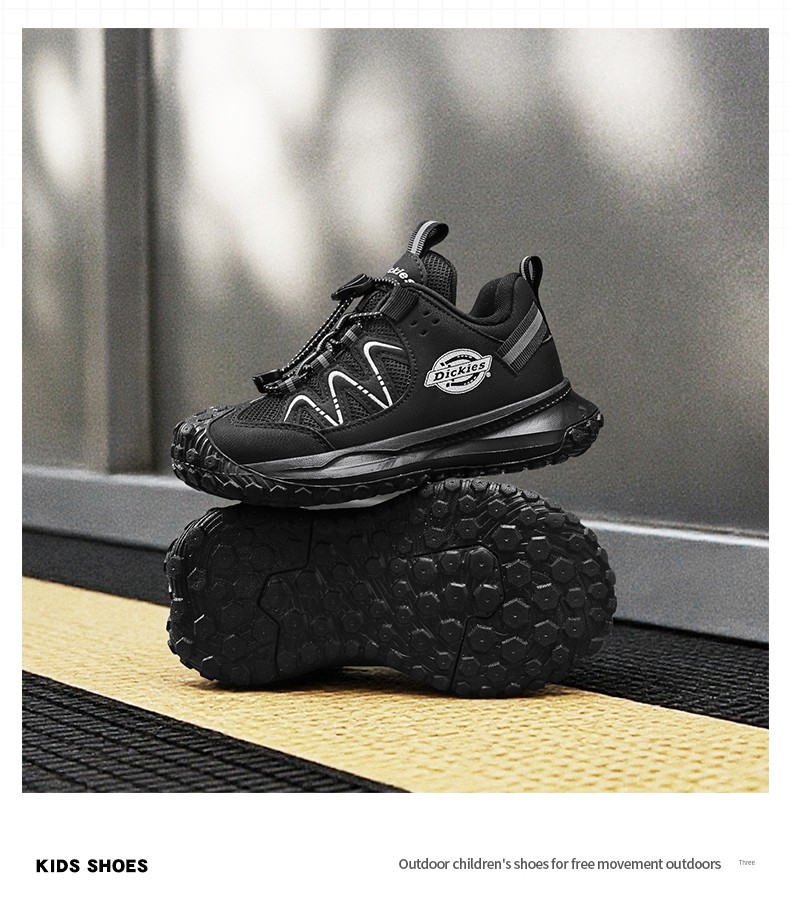 Dickies Medium and Large Children's Sports Shoes for Boys and Girls, 2026 Autumn New Model, Lightweight Shock-Absorbing Wear-Resistant Dad Shoes — 19