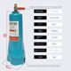 015 Precision Filter QPS Heros Compressed Air Filter Cold Dryer Filter Water Removal Oil Removal