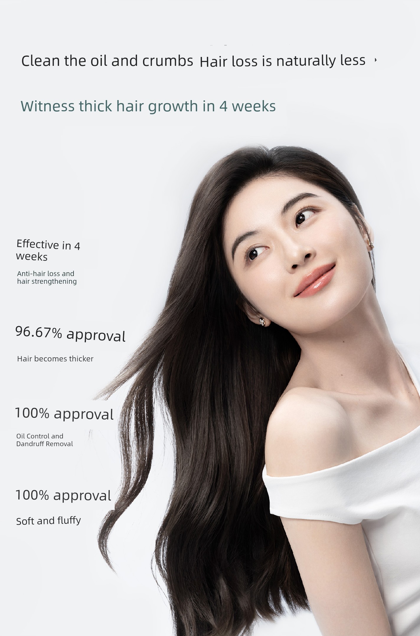 Kangaroo Mom Anti-Hair Loss Shampoo Oil Control Anti-Dandruff Specialized Ginger Hair Nourishing and Strengthening Shampoo Genuine Flagship Store — 6