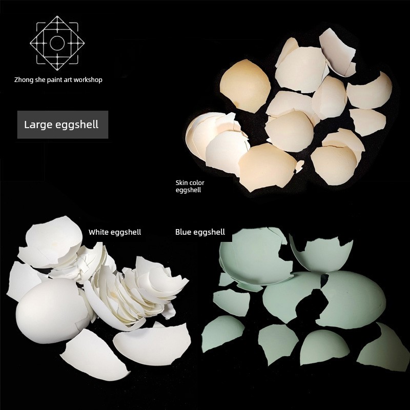 Natural Lacquer Eggshell Powder for Painting Inlay Materials, Specialized for Lacquer Art, Duck Eggshell, Chicken Eggshell