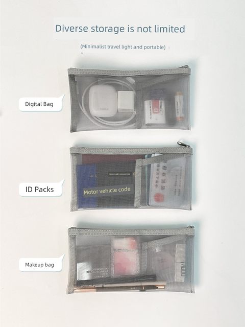 Passport storage bag boarding pass visa change integrated portable bag travel essential card bag certificate protection case