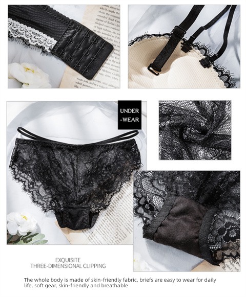 Small chest Gather together thickening university high school latex Underwear