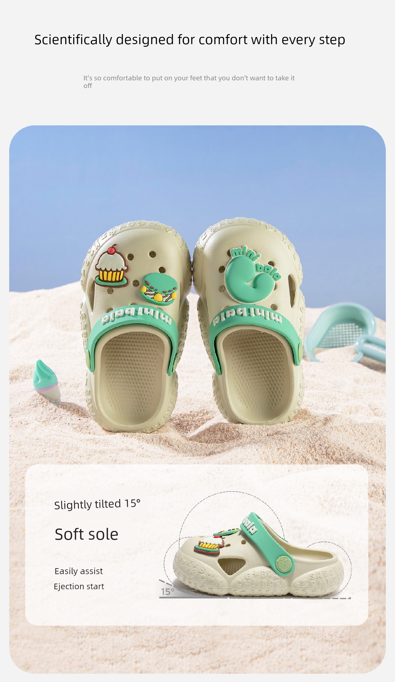 Mini Bala Summer New Children's Clogs, Girls' Home Shoes, Boys' Shoes, Children's Slippers, Girls' Slippers — 4