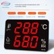 Temperature and humidity meter industrial grade high precision large screen factory warehouse with probe alarm display instrument AS106A