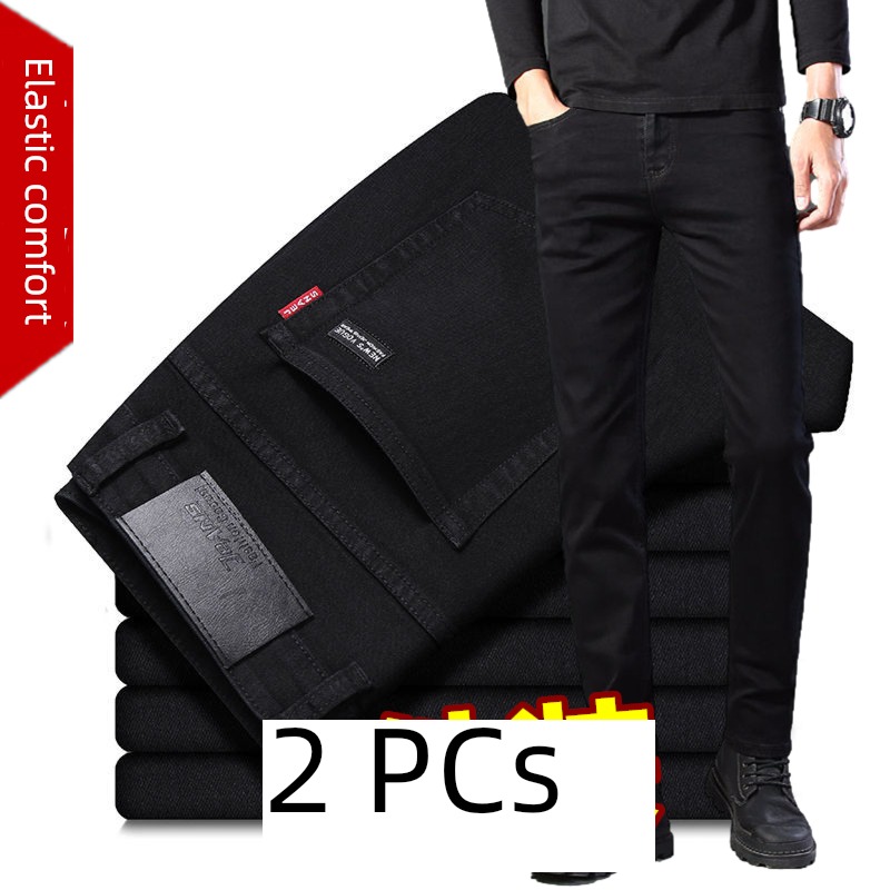 autumn easy Straight cylinder wear-resisting work man Jeans