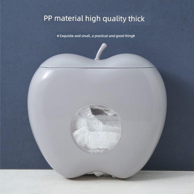 Kitchen wall-mounted disposable plastic wrap cover storage box artifact extraction household freshness bag cover storage box