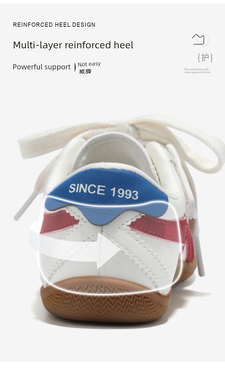 Saturday Children's Shoes Red German Training Shoes for Girls 2026 Spring New Model Children's Non-Slip Campus Girls' Casual Sports Shoes — 7