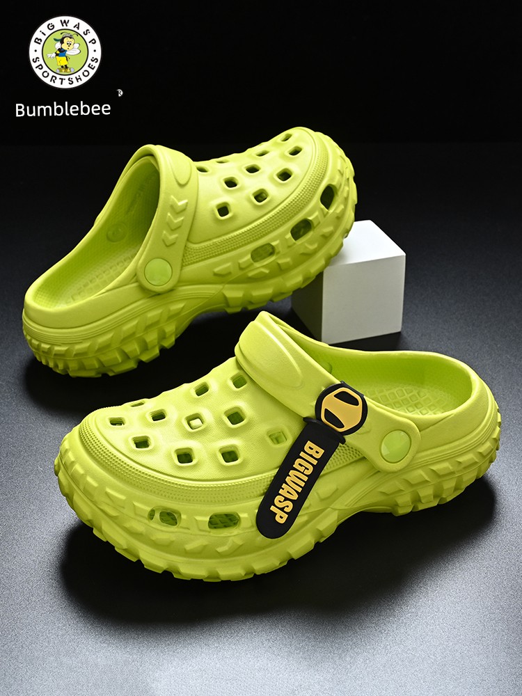 Bumblebee Kids Hole Slippers Boys Summer New Arrival Non Slip 2025 Sandals Older Boy Children's Shoes Sandals — 2