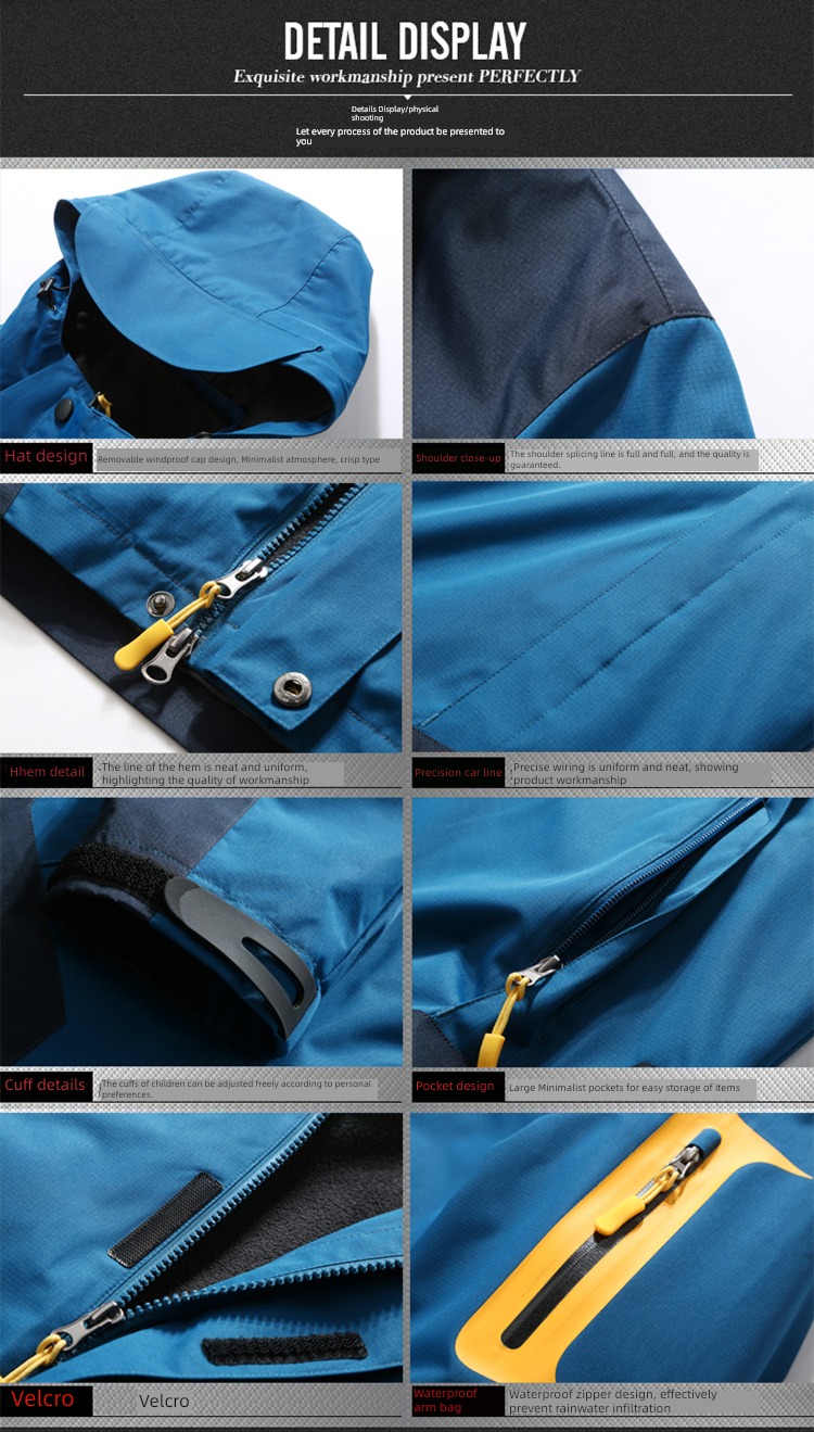female Tibet removable spring and autumn Ski suit pizex