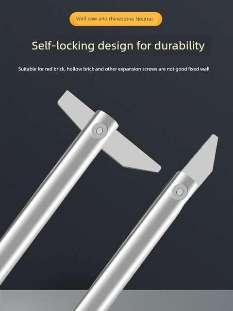 Self-locking through wall screw wall saw water drilling rig universal red brick hollow drill fixed lengthened repetitive expansion bolt semi-automatic