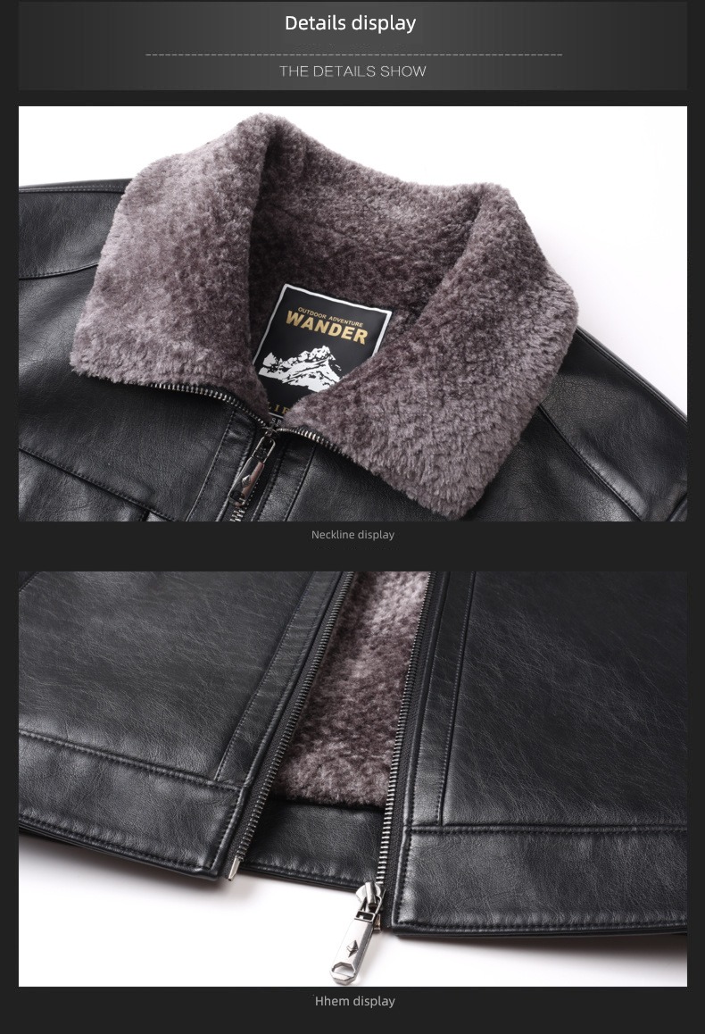 winter Plush Haining Deer skin Jacket Turn hair loose coat
