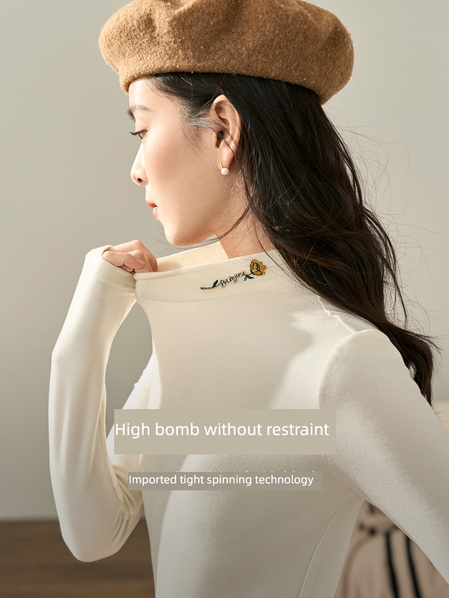 Inman  Derong 2022 autumn Self-cultivation Long sleeve T-shirt