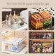 Storage basket Desktop snacks and groceries sorting storage box Cabinet plastic rectangular transparent acrylic storage box