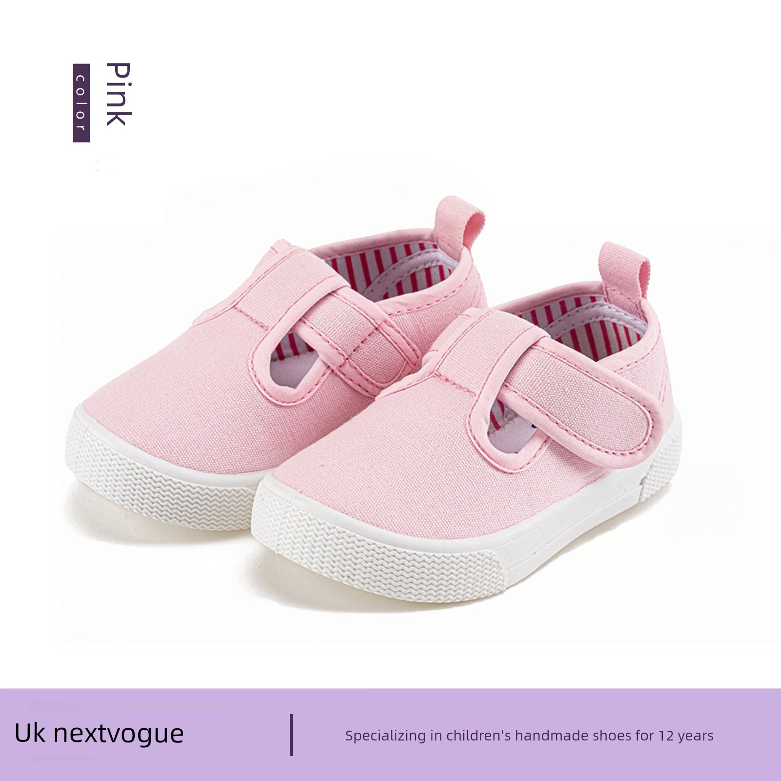 Kindergarten Indoor White Shoes for Boys, Lightweight, Breathable, Soft-Soled Indoor Shoes, White Canvas Shoes for Entering School, Cloth Shoes for School — 4