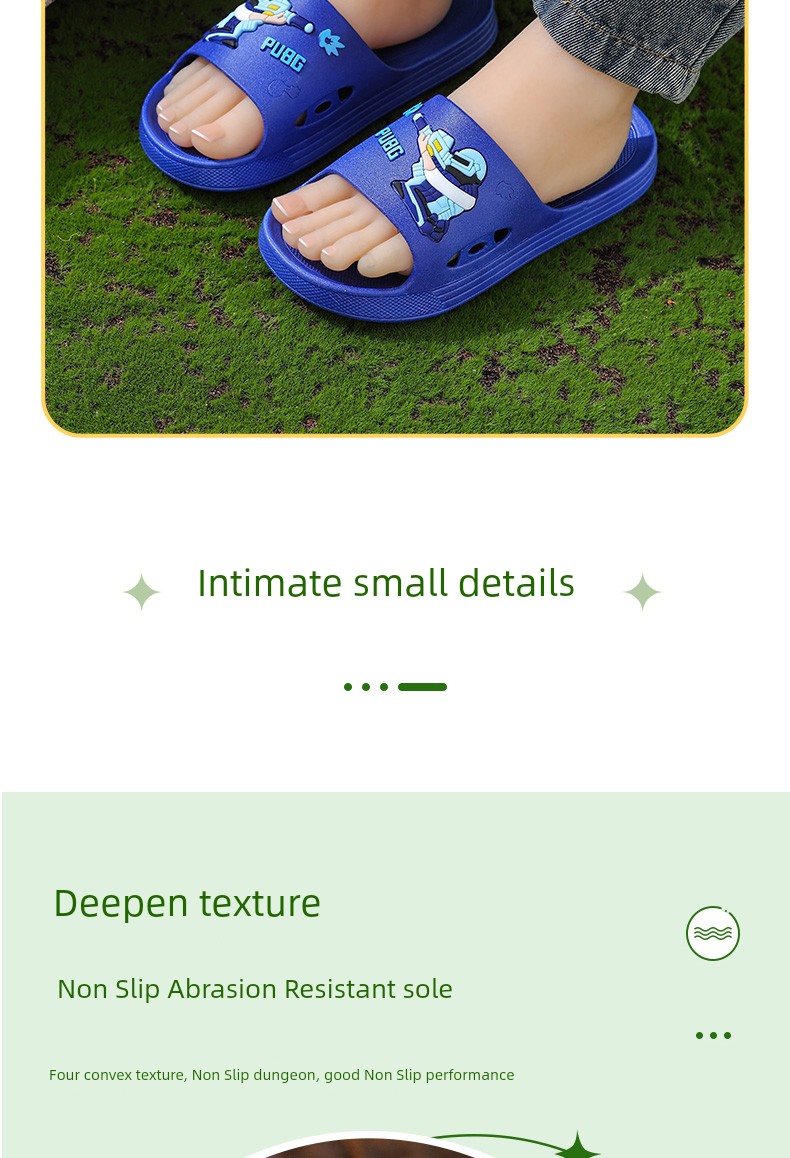 2026 New Arrivals All-In-One Kidsren's Slippers for Boys, Summer Indoor Home Use, Non-Slip Soft-Soled Slippers for Older Boys — 14
