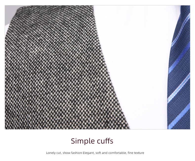 Autumn and winter Wool Inner lap handsome man 's suit Vest