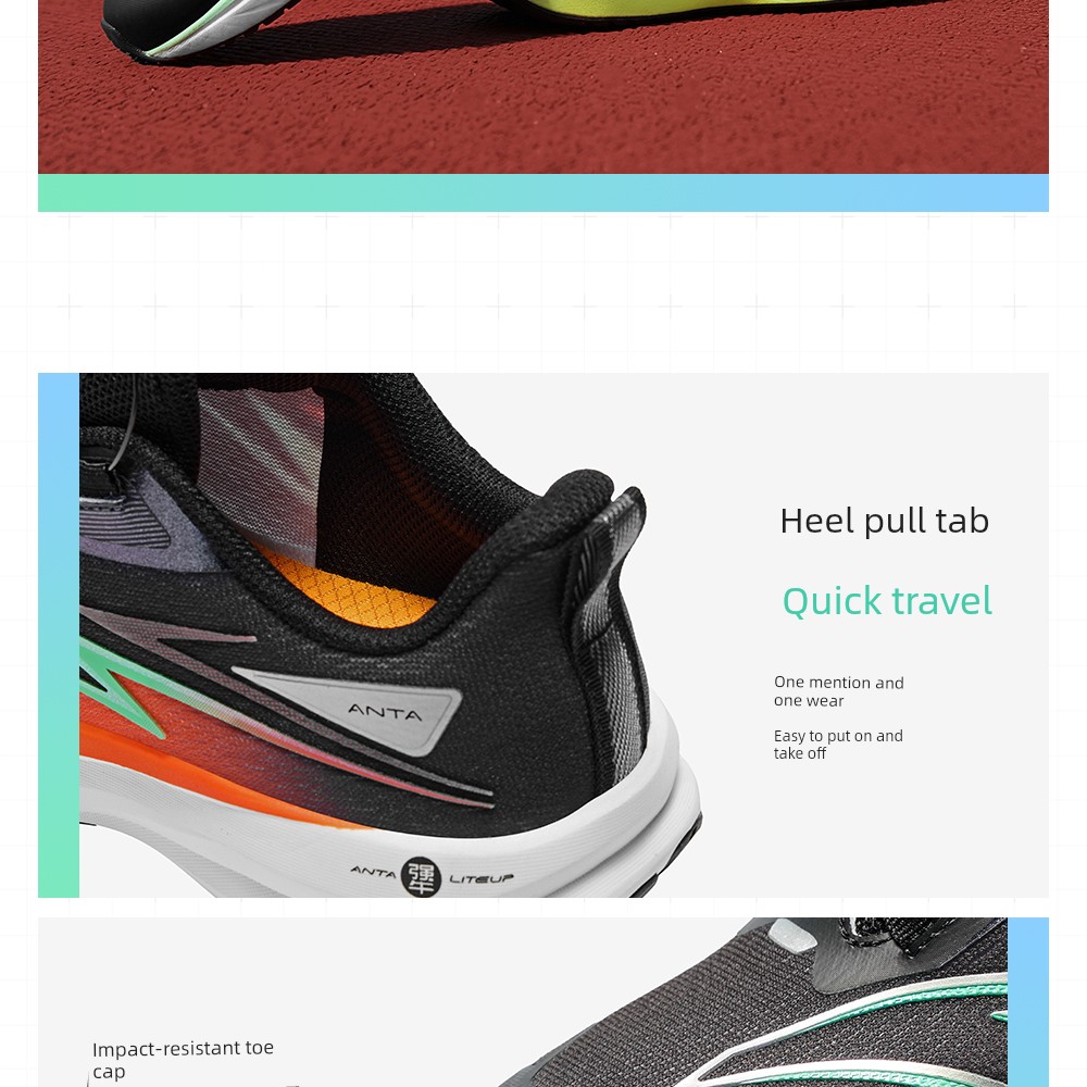 Anta Kids Boys' Running Shoes 2026 Autumn New Model Professional Breathable Sports Shoes for Boys — 20