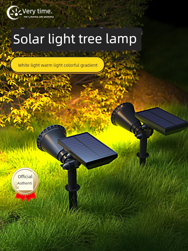 Solar Super Bright For Home Outdoor Landscape Garden Spotlight