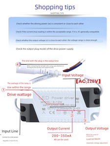 DC Hermaphrodite Connector Led Constant Current Drive Power Driver Downlight Rectifier Transformer Spotlight Ballast Sta