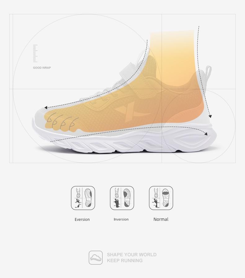 Cloud Running | Xtep Children's Sports Shoes 2026 Autumn New Model Breathable Mesh Boys' Running Shoes for Older Children. — 12