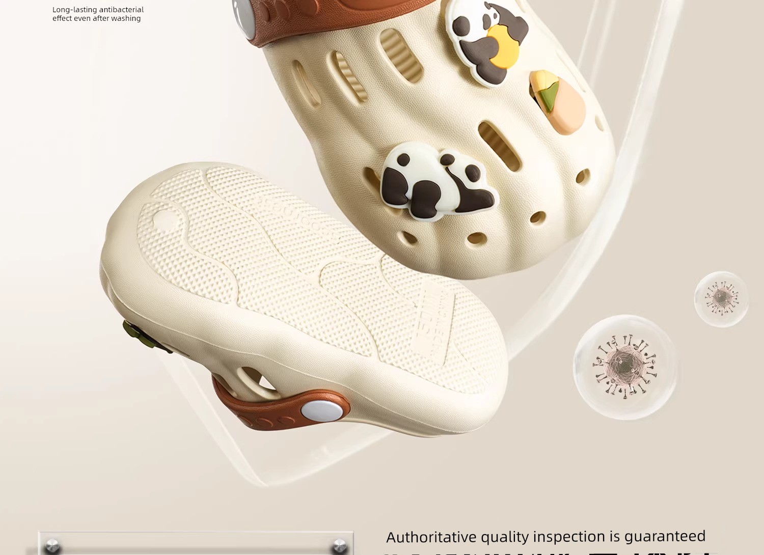 Kechao Children's Clogs for Boys and Girls, Summer Closed-Toe Sandals for Babies, Non-Slip Indoor Bath Slippers for Infants and Toddlers — 20