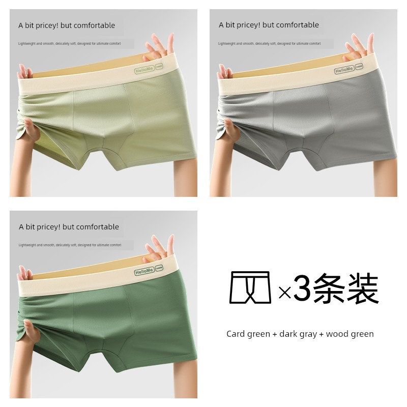 Yalu Pure Cotton Boys' Underwear for Teenagers, Boys in Middle and High School, Developmental Period Children, Medium and Large Children's Boxer Shorts — 5