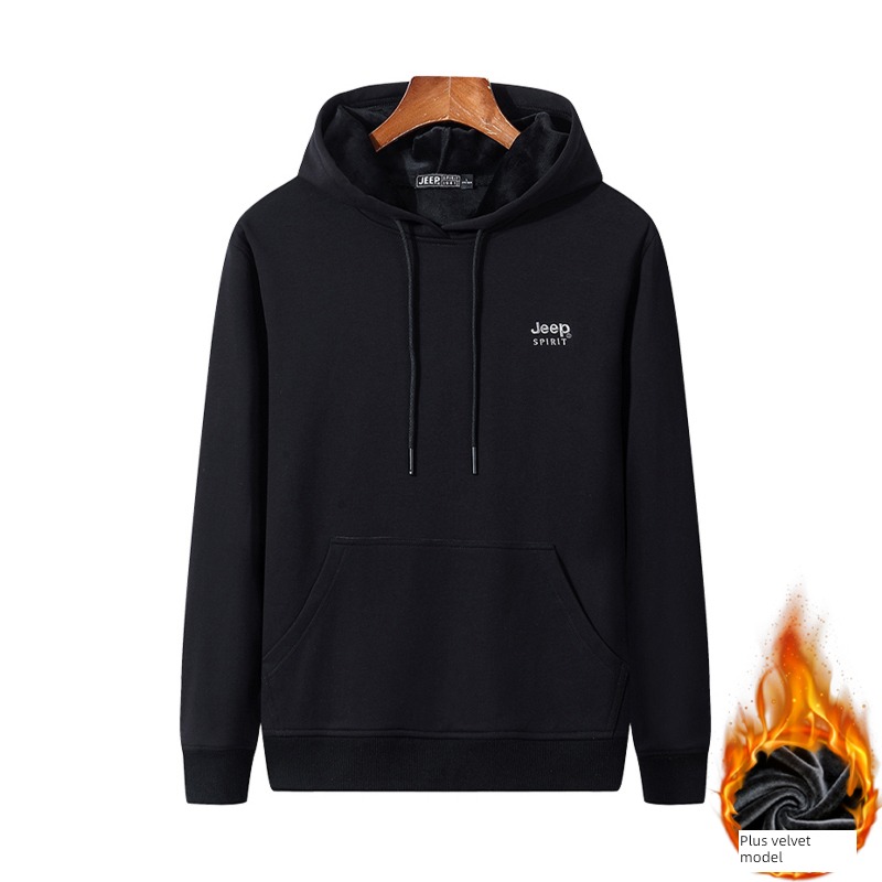 JEEP jeep spring Super soft cotton Hooded Sweater