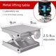 Infrared level ground meter laboratory fine-tuning manual lifting platform aluminum alloy stainless steel bracket platform