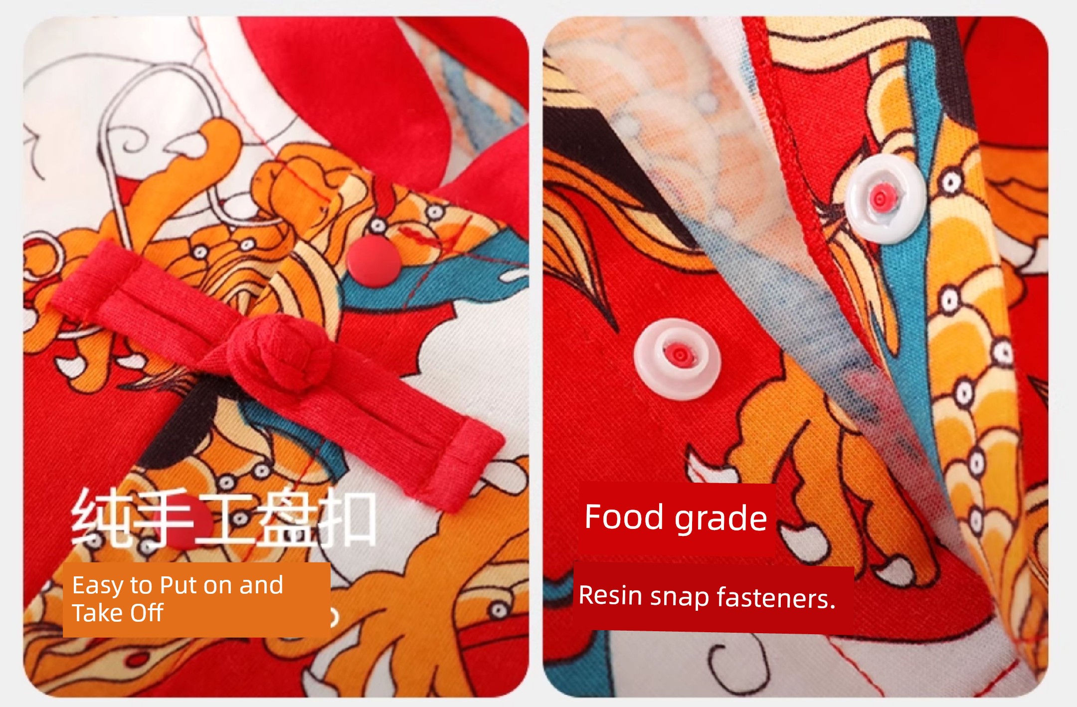 Dragon-Themed Baby Full-Month Outfit for Boys, Summer Red Thin Pure Cotton 100-Day Celebration Tang Suit with Ribbon, Unisex Romper — 18