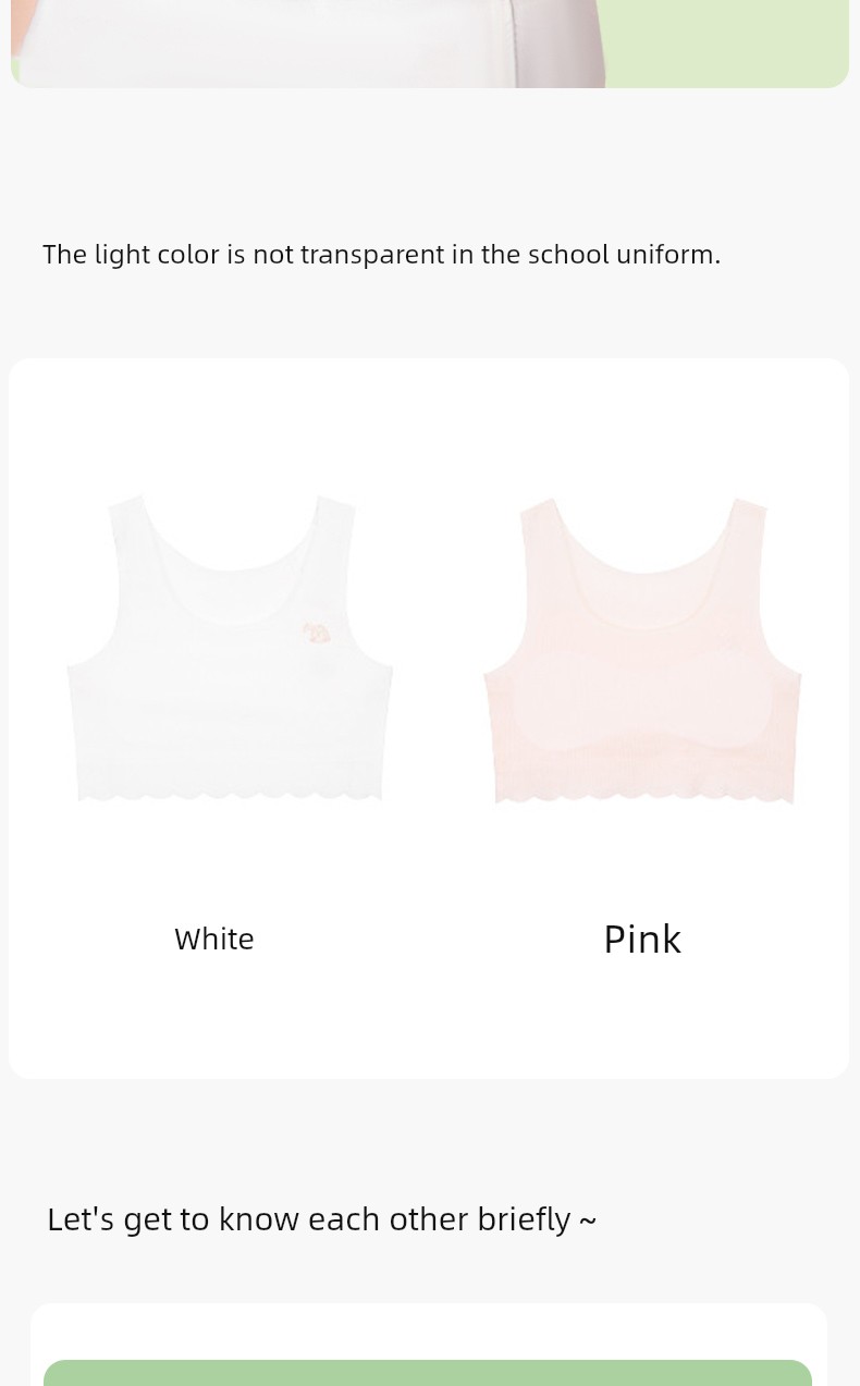 Liyingfang Girls' Vest for the Developmental Stage, Anti-Bump, Cool-Feeling Ice Silk Underwear, Tube Top for Children — 9