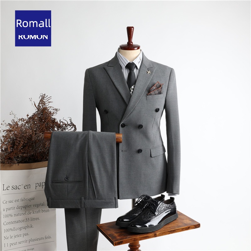 Romon leisure time Self-cultivation occupation groom man 's suit suit