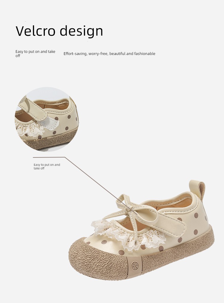 Dongzhen Monkey Girl Baby Princess Shoes Soft Sole Cute Cartoon Style Children's Shoes Lightweight Breathable Girls' Soft Sole Toddler Shoes — 8