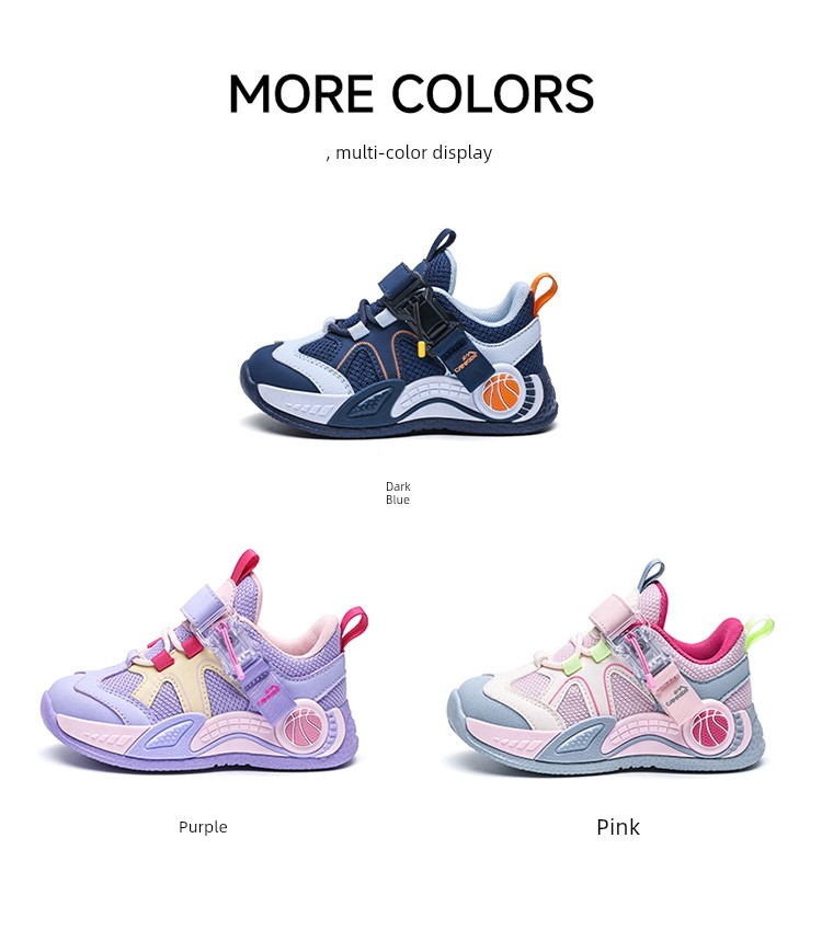 Kemutong Children's Shoes, Girls' Sports Shoes, Breathable Soft Sole, Lightweight Double Mesh Surface, Spring and Autumn 2026 New Children's Running Shoes — 12