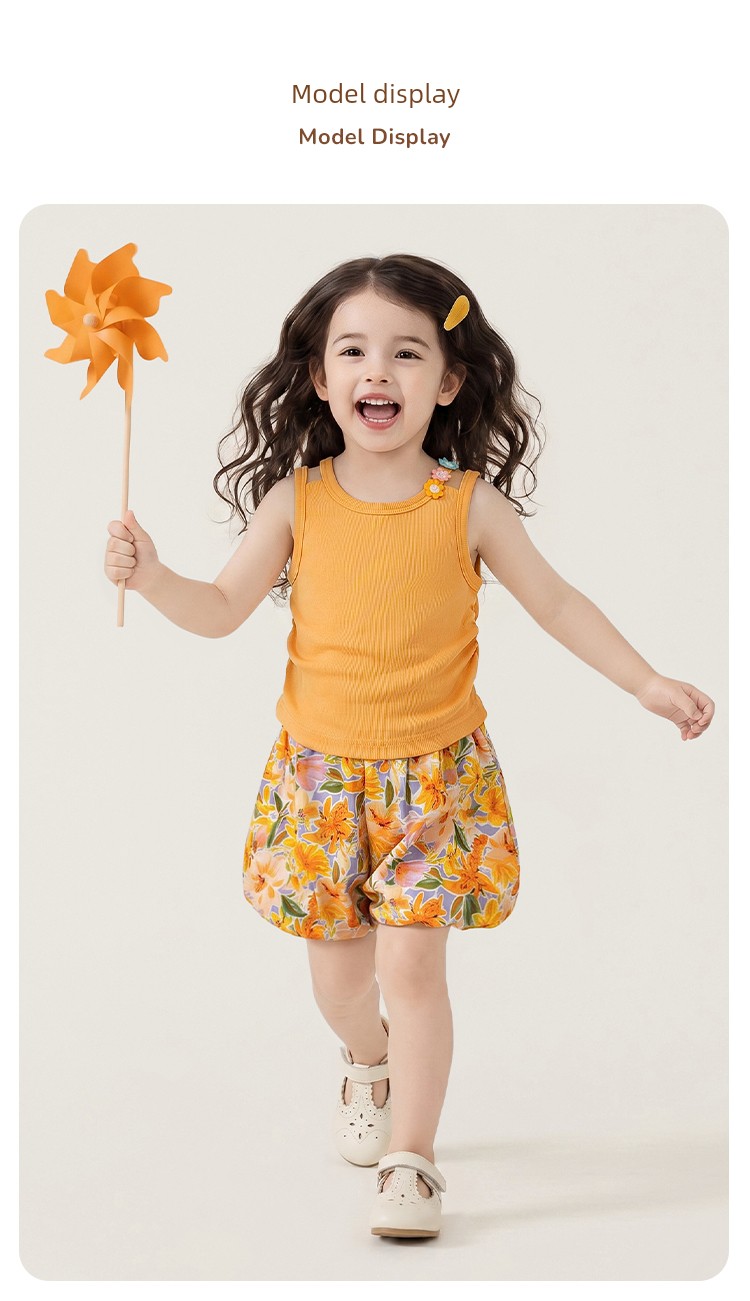 Girls' Summer Outfits, Beautiful Clothes for Baby Girls, Children's Summer Wear, Stylish Dopamine Outfits for Summer, Fashionable Children's Clothing — 27