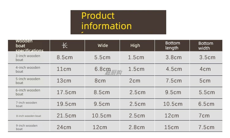 disposable Embellishment Daily material A small wooden boat Swing plate decorate