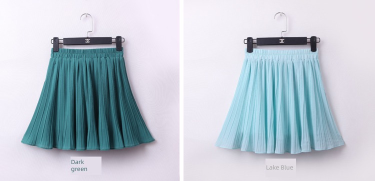 Chiffon Fat mm Big size Pleat Light proof UltraShort  Culotte
