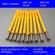 Small yellow fish plastic expansion tube expansion screw bolt expansion plug rubber plug with self-tapping 6/8/10/12mm