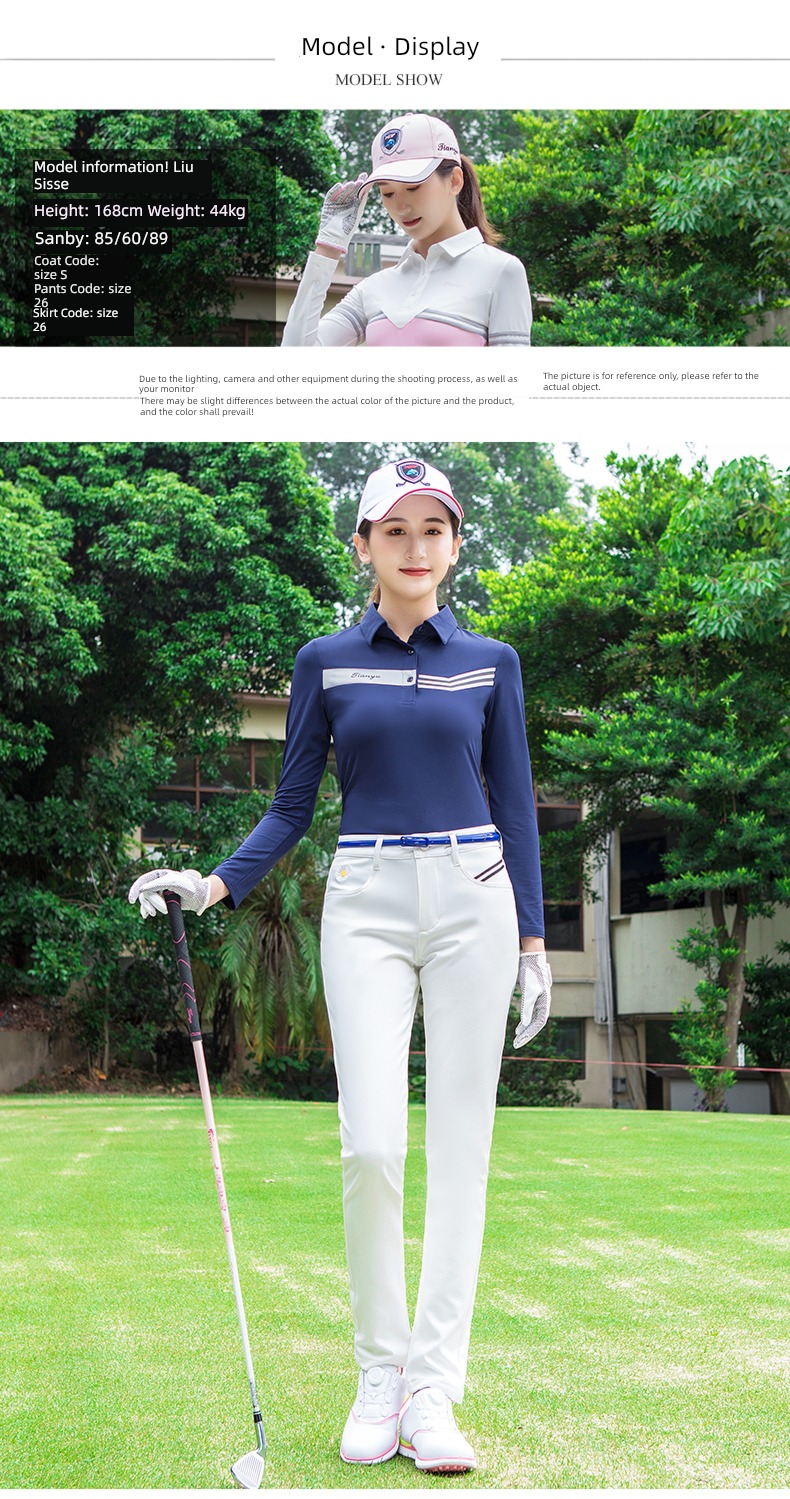 Thickened version keep warm middle-waisted leisure time trousers Golf