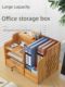 File rack Desktop Bookshelf Multi-layer File frame Folder Storage box Storage rack A4 paper sorting file box Information rack Office supplies Stationery Stationery Stationery Artifact Placement rack Classification Pulling