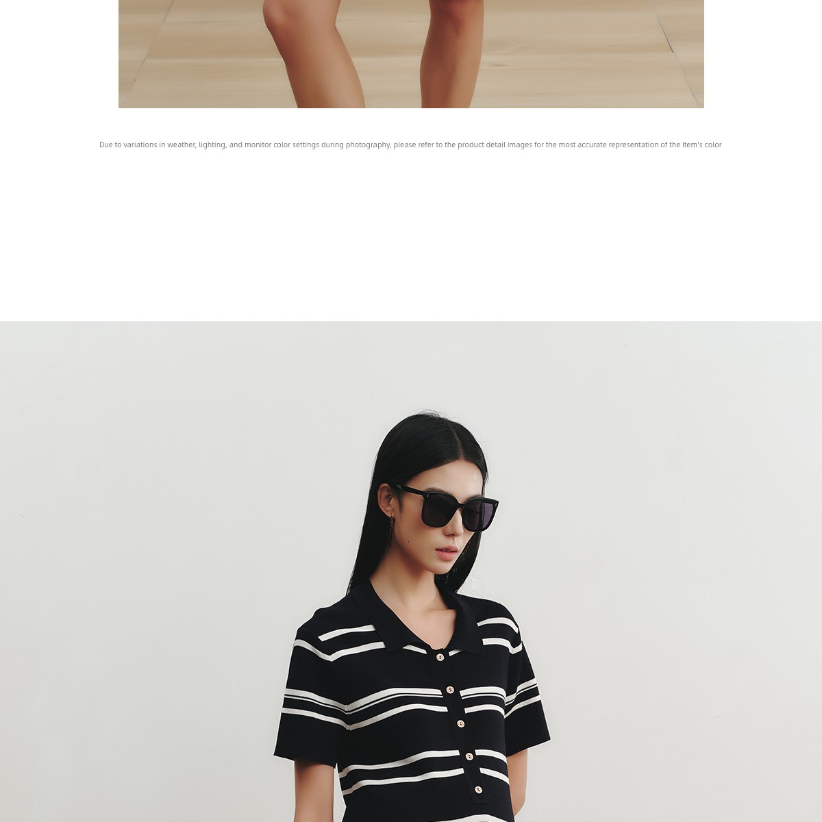 Sellynear Maternity Dress for Summer Wear 2026 New Fashion Striped Color-Blocking Pregnancy Knitted Nursing Dress — 21