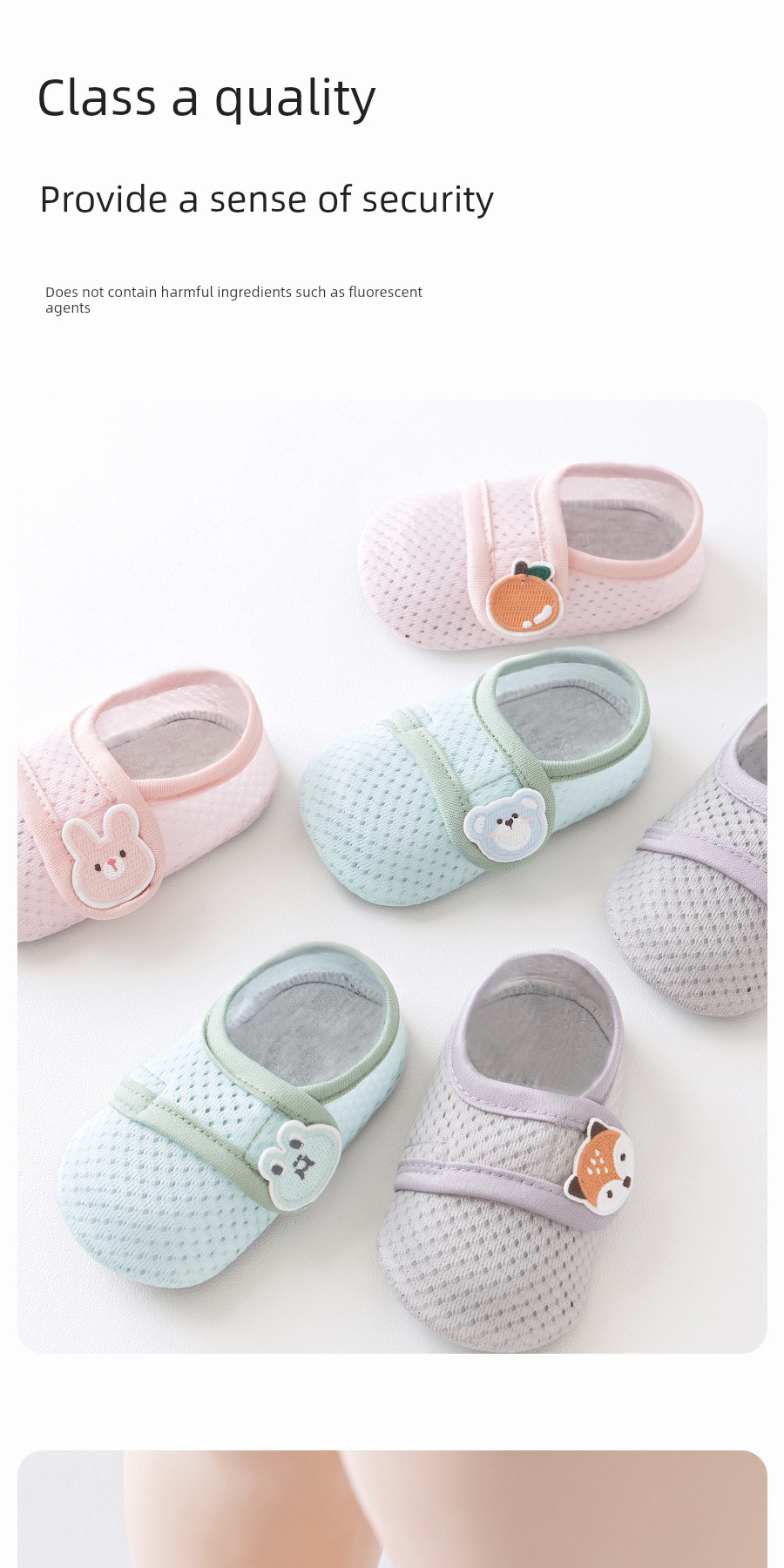 Spring and Autumn Non-Slip Cold-Proof Baby Soft Bottom Indoor Room Socks — 13