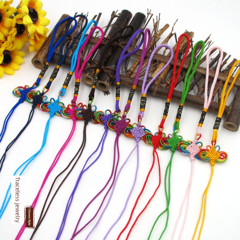 Nylon A-Line Lantern Knot DIY Tassel Clothing Chinese Knot Accessories Pendant Hanging Ornament Fan Accessories