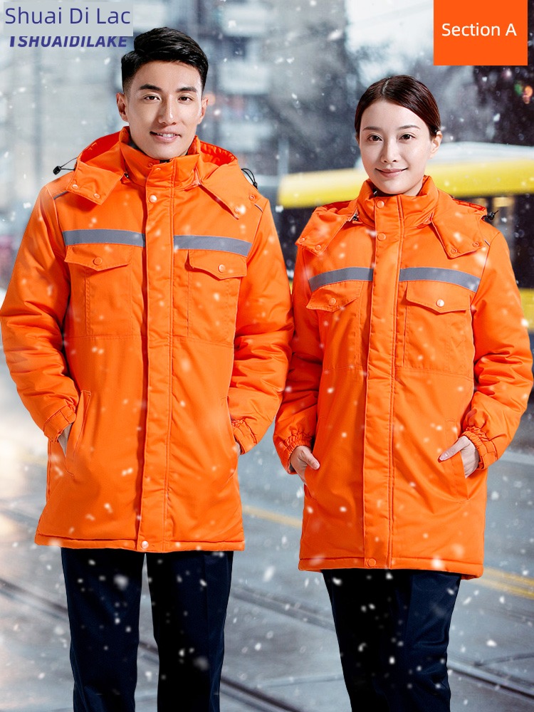 winter thickening wear-resisting Cold proof keep warm suit coverall