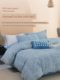 Mengjie Home Textiles Cotton Fur Wool Four-Piece Set Pure Cotton Bedding Warm Autumn and Winter Bedding Cover