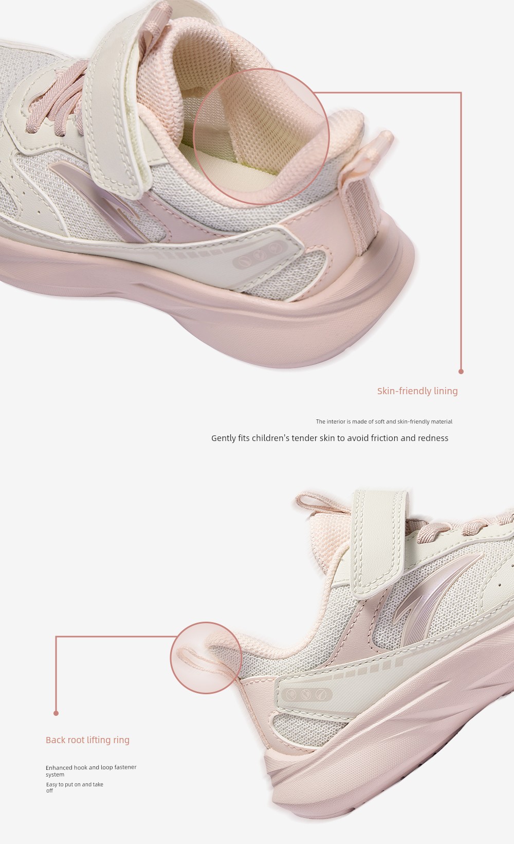 Anta Kids' Sports Shoes for Girls, 2026 Autumn Toddler Running Shoes, Baby Girl Shoes, Girls' Running Shoes — 14