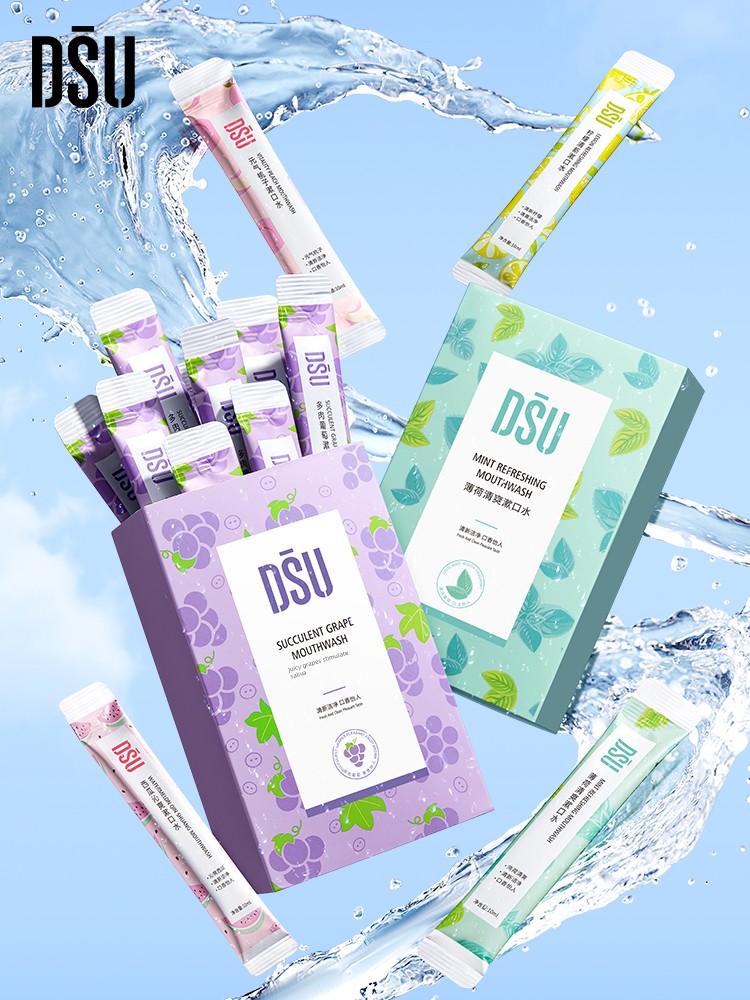 【Buy 3 Items, the 3Rd Item】Refreshing Mint Fruit Mouthwash Lemon for Fresh Breath and Clean Breath 12