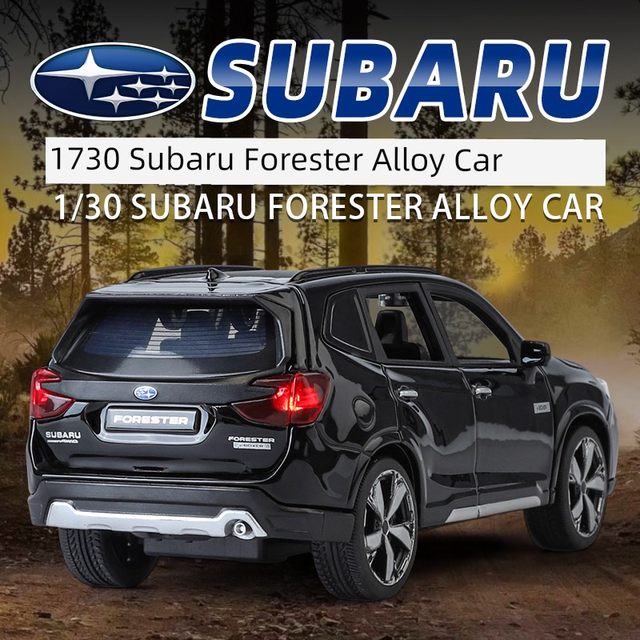 1 30 Subaru Timberwolve Off-road Vehicle Alloy Sound Light Shock Absorbing Car Model Boy Toy Alloy Ornaments