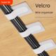 Cable management data cable storage artifact desktop computer harness Velcro cable tie wire network cable wiring fixture