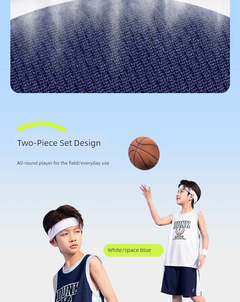 Jordan Basketball Wear Quick-Drying Summer Vest Breathable Children's Clothing — 8